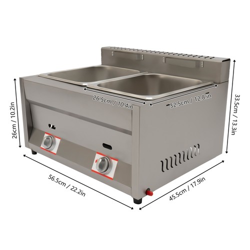 Friggitrice gas commerciale - gas,