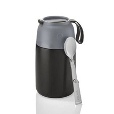 Livarno Portavivande termico 0,65 L nero per tasporto cibo vivande 