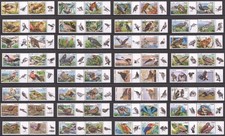 WB 2018-2019 ANGOLA PAPPAGALLI GUFI RAPACI API MANGIATORI FAUNA! SET 16 MNH