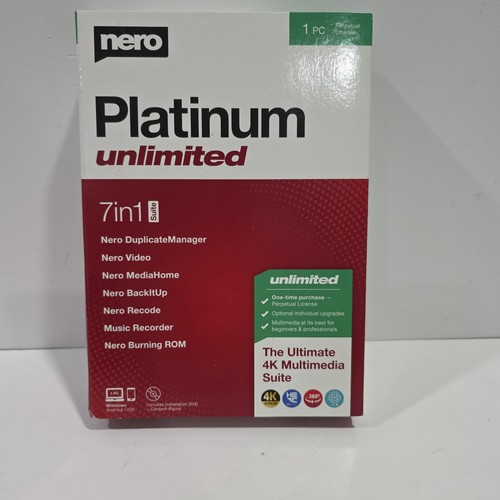Nero platinum unlimited video - nero,