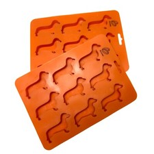 Bellolinea Dachshund Wiener Dog Mold for Chocolate Candy Ice  Lot of 2