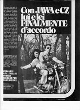 advertising Pubblicità-MOTO JAWA /CZ  1971-MOTO CECOSLOVACCHE  EPOCA MOTOSPORT