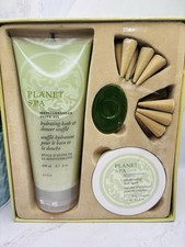 AVON Planet Spa Day Olio di Oliva Mediterraneo Set Regalo Bagno e Doccia Soufflé Nuovo