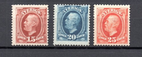 Svezia 1891 vecchi francobolli