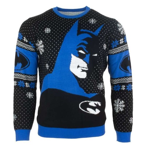 Maglione natalizio batman blu - natalizio,