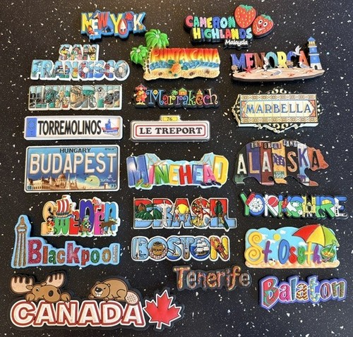 Souvenir fridge magnet - -, place