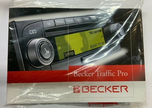 Becker traffic pro manuale - becker,