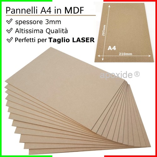 Laser cut fogli pannelli - pannelli, a4