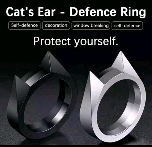 Anello gatto acciaio - anello,
