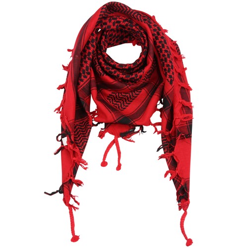 Kefiah rossa nera - e,