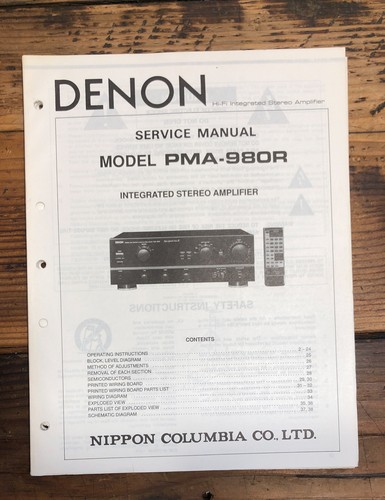 Denon pma 980r - denon, pma-980r