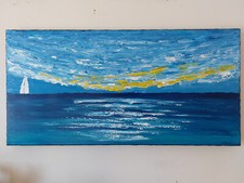Quadro moderno dipinto mano - quadro,