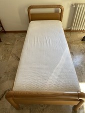 letto singolo legno massello