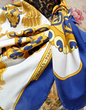 FOULARD VINTAGE CARRÉ en SOIE