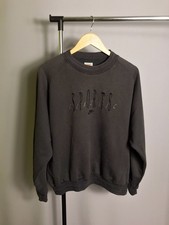 Felpa Nike Sports Classic vintage anni '80 ricamata da uomo vestibilità...