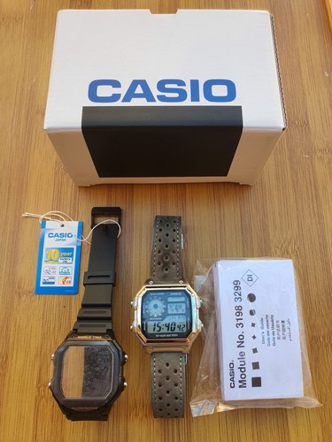 Casio 1200wh mod stainless - casio, ae-1200wh