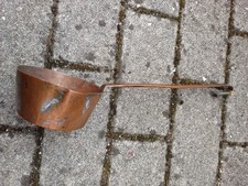 2 mestoli in rame. Artigianato italiano. Da pulire.