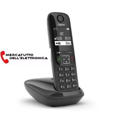 Telefono Cordless Gigaset AS690H  Vivavoce Rubrica Numeri e Tasti Grandi, Nero