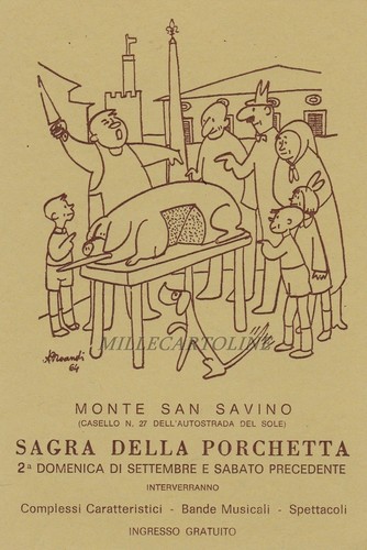 Monte savino sagra della - savino:,
