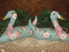 Cottage Decor 2 cigni verde