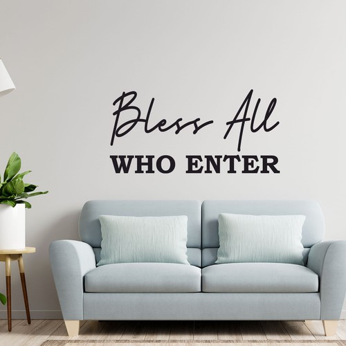 Adesivi wall art - adesivi, benedici
