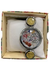 Orologio Donna Al Quarzo Cassa In Acciaio E Simboli Musicali Sottocosto Pelle