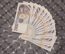 Lotto di 14 Banconote 2000
