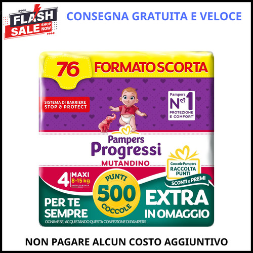 Pampers progressi mutandino - pampers,