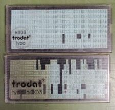 Trodat Typo 6003 Lettere Per Timbri E Stampe Vintage