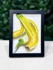Dipinto olio pelle di banana -