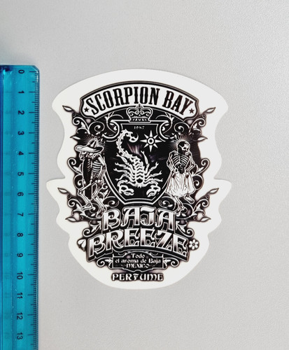 Adesivo scorpion bay - bay, moto