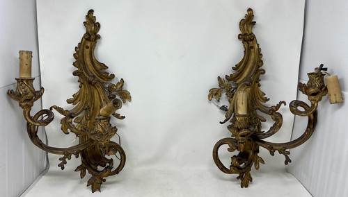 Coppia applique antiche - applique,