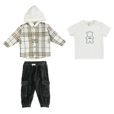 COMPLETO 3 PEZZI CAMICIA