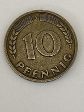 Moneta circolata 10 Pfennig
