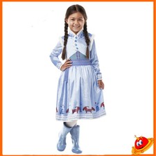 Costume Carnevale Ragazza Bambina Principessa Anna Adventure Disney 5/8 anni