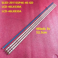 4 Pezzi Strisce LED Lampada per Sharp LC-46LE820UN LC-46LE810E LK460D3LWA2Z K4461TP