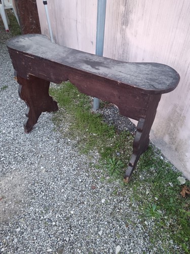 Console pioppo antica - di,