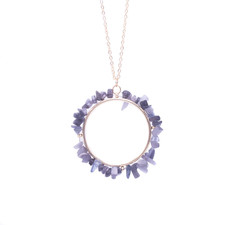 -Collana Con Pietre Naturali