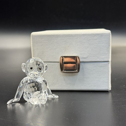 Swarovski crystal chimpanzee - swarovski,
