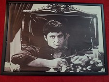 Poster  quadro in cornice Al Pacino   Scarface  50x70 +altre 2 tele poster 40x60