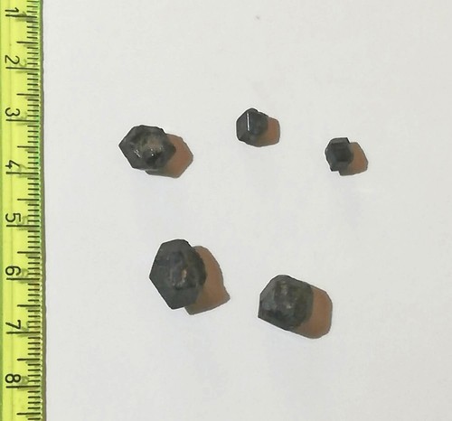 Lotto minerali melanite - 5,
