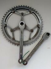 Guarnitura in acciaio 52/42 denti GARLATTI bici epoca vintage old bike restauro