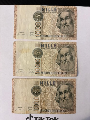 Banconota 1000 mille lire - mille,
