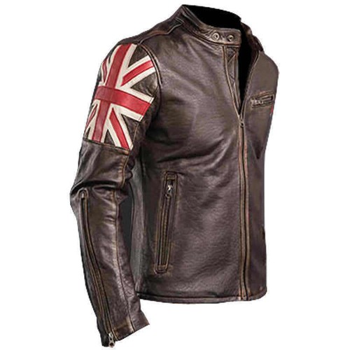 Giacca pelle uomo - , biker