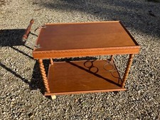 CARRELLO VINTAGE DEGLI ANNI 80 CON RUOTE