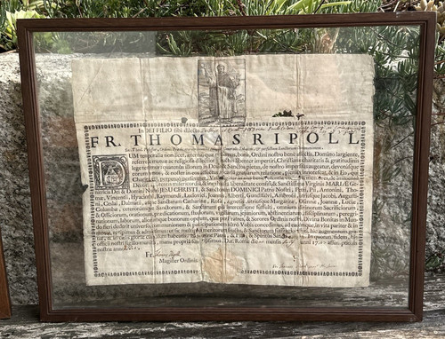 Antico documento religioso - antico,