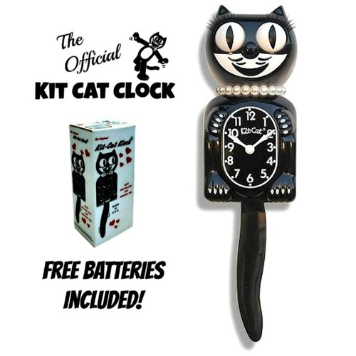Classic lady kit cat clock - cat,
