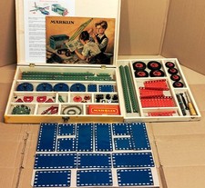 "meccano" Marklin metallbaukasten 102, 453 pezzi di 54 tipologie - 100% completo