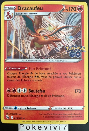 Carte pokemon dracaufeu - carte,