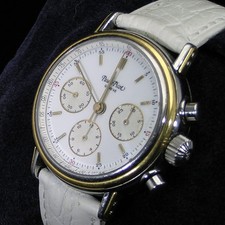 cronografo paul picot acciaio & oro meccanico manuale lemania ref.4889